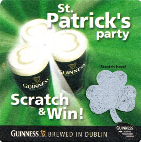 dublin l-irl guinness guinness st quad 2b (185-scratch) 